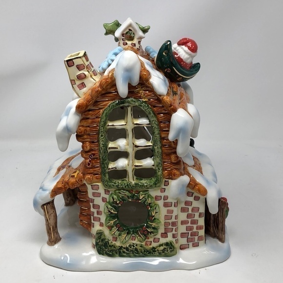 𝅺GRANDEUR Noel Lighted Christmas Holiday House Gone Fishing Collectors in box - Picture 7 of 11